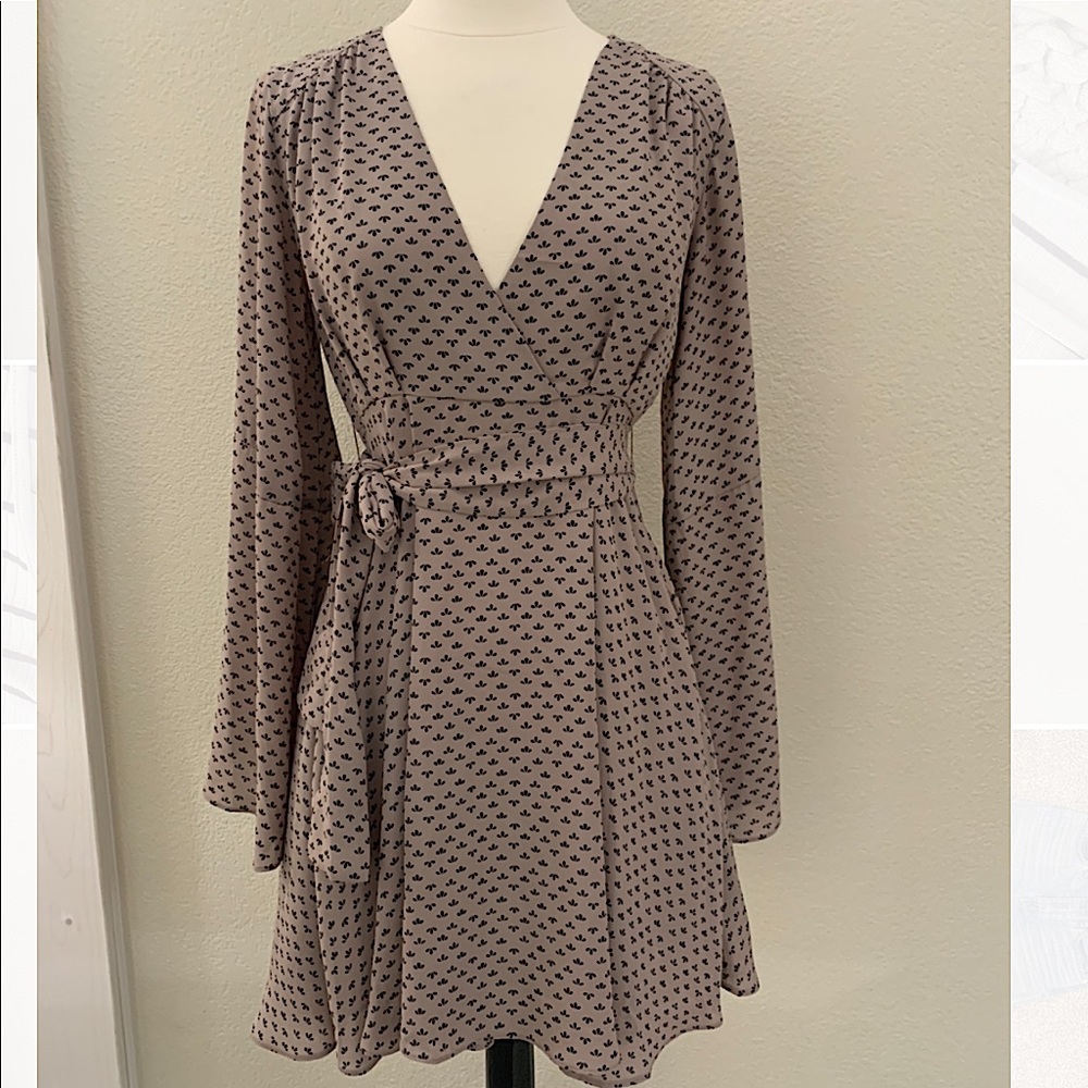 Bell Sleeve Mini Dress